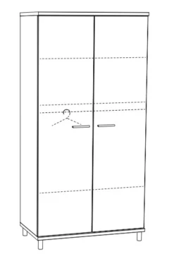 Meegroei Babykamer Naomi: Meegroei Ledikant, Commode En 2-Deurskast 12 Meegroei Babykamer Naomi: Meegroei Ledikant, Commode En 2-Deurskast -Dolu Verkoopwinkel 2 deurskast naomi naok2 2