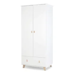 Babykamer Romy: Ledikant, Commode & 2-Deurskast -Dolu Verkoopwinkel 2 deurskast romy 2