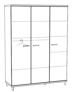 Meegroei Babykamer Naomi: Meegroei Ledikant, Commode En 3-Deurskast 13 Meegroei Babykamer Naomi: Meegroei Ledikant, Commode En 3-Deurskast -Dolu Verkoopwinkel 3 deurskast naomi naok3 2
