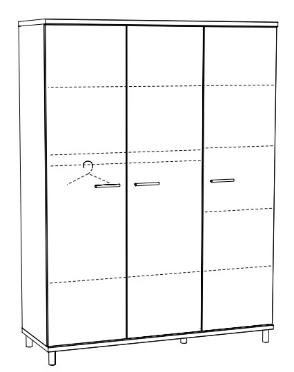 Meegroei Babykamer Naomi: Meegroei Ledikant, Commode En 3-Deurskast 6 Meegroei Babykamer Naomi: Meegroei Ledikant, Commode En 3-Deurskast - Afbeelding 6