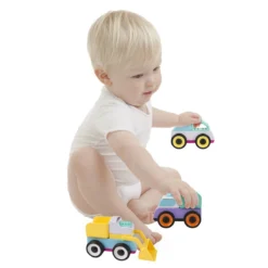 Playgro Build And Drive Mix N Match 3 Stuks Voertuigen P4088176 -Dolu Verkoopwinkel 4088176 build and drive mix n match vehicles t2