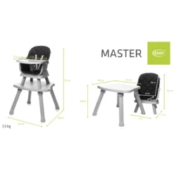 4Baby Master XXIII Black 6-in-1 Kinderstoel 29 4Baby Master XXIII Black 6-in-1 Kinderstoel -Dolu Verkoopwinkel 4baby master xxiii black 6 in 1 kinderstoel 15