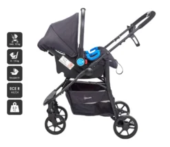 Babygo Style Black 3-in-1 Kinderwagen Incl. Autostoel 6323 -Dolu Verkoopwinkel 6323 style3in1 black 8 babygo 1