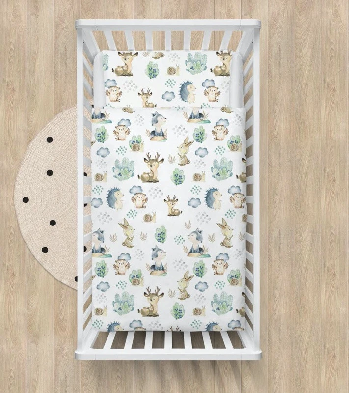 Albero Mio Forest World 100 X 135 Cm Dekbedovertrek C-2 C001 2 Albero Mio Forest World 100 X 135 Cm Dekbedovertrek C-2 C001 - Afbeelding 2