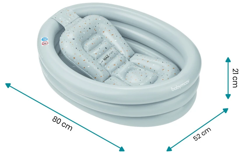Babymoov Evolutive Aqua Dots Opblaasbaar Baby Badje A019410 4 Babymoov Evolutive Aqua Dots Opblaasbaar Baby Badje A019410 - Afbeelding 4