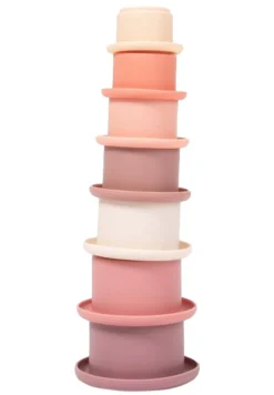 Bo Jungle B-Stacking Bath Lovely Pink Stapelbekers B900250 -Dolu Verkoopwinkel Bo Jungle B Stacking Bath Lovely Pink Stapelbekers B900250.1