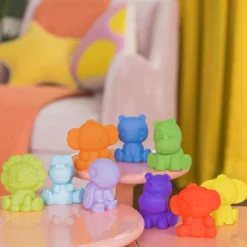 Bright Starts Tropic Animals 9 Stuks Speelgoed Dieren K12615 -Dolu Verkoopwinkel Bright Starts Tropic Animals 9 Stuks Speelgoed Dieren K126151 2