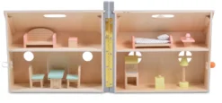 Cangaroo Houten Inklapbaar Poppenhuis 4139 -Dolu Verkoopwinkel Cangaroo Houten Opvouwbaar Poppenhuis 4139 3