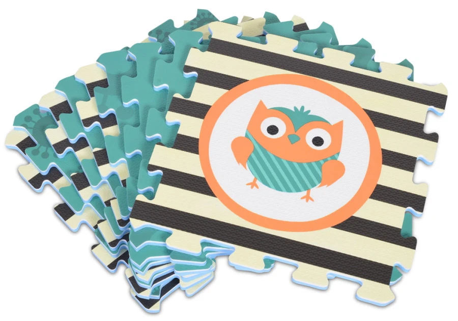 Cangaroo Olifant & Uil 9 Stuks Schuimrubberen Puzzelmat 3064 2 Cangaroo Olifant & Uil 9 Stuks Schuimrubberen Puzzelmat 3064 - Afbeelding 2
