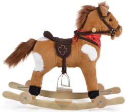 Cangaroo Thunder Khaki Hobbelpaard Met Wielen-WJ-302 -Dolu Verkoopwinkel Cangaroo Thunder Khaki Hobbelpaard met Wielen WJ 302 2