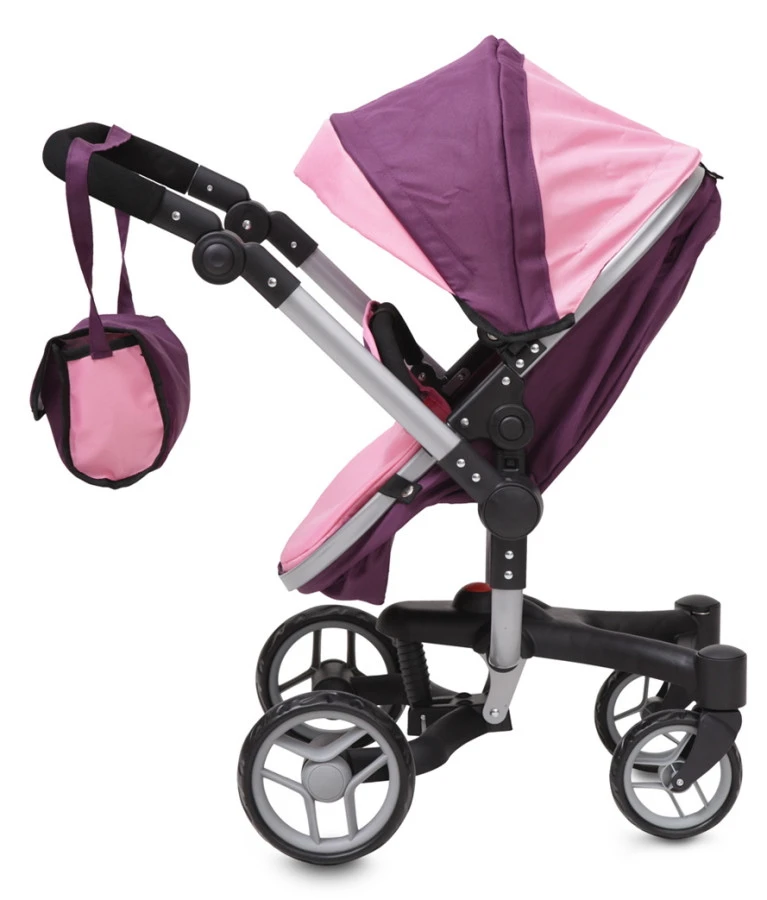 Cangaroo Violette Poppen Kinderwagen 6807 5 Cangaroo Violette Poppen Kinderwagen 6807 - Afbeelding 5