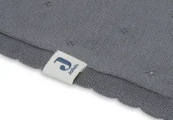 Jollein Pointelle Storm Grey 100 X 150 Cm Ledikantdeken 516-522-66064 -Dolu Verkoopwinkel Deken Ledikant 100x150cm Pointelle Storm Grey 4