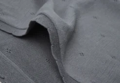 Jollein Pointelle Storm Grey 100 X 150 Cm Ledikantdeken 516-522-66064 -Dolu Verkoopwinkel Deken Ledikant 100x150cm Pointelle Storm Grey 6