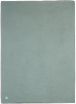 Jollein Basic Knit Forest Green / Fleece 75 X 100 Cm Wiegdeken 517-511-65219 -Dolu Verkoopwinkel Jollein Basic Knit Forest Green 2 shop