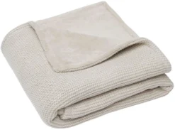 Jollein Basic Knit Nougat / Fleece 75 X 100 Cm Wiegdeken 517-511-65360