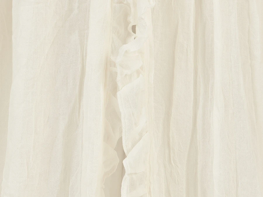 Jollein Vintage Ruffle Ivory 155 Cm Sluier 002-001-66041 2 Jollein Vintage Ruffle Ivory 155 Cm Sluier 002-001-66041 - Afbeelding 2