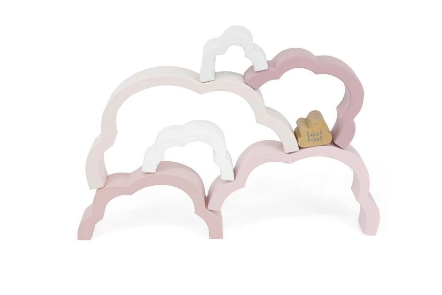 Label Label Cloud Roze Houten Regenboog Puzzel LLWT-25286 3 Label Label Cloud Roze Houten Regenboog Puzzel LLWT-25286 - Afbeelding 3