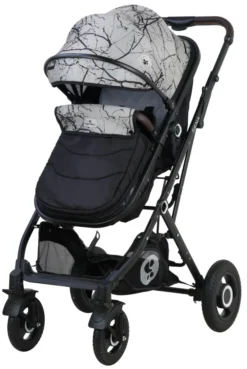 Lorelli Sena Grey Marble 3-in-1 Combi Kinderwagen Incl. Autostoel 1002161-2113 -Dolu Verkoopwinkel Lorelli Sena Grey Marble 3 in 1 Combi Kinderwagen incl. Autostoel 1002161 2113 4