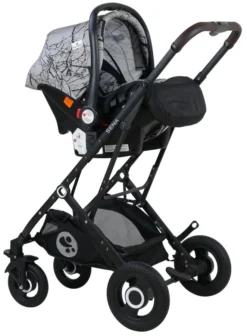 Lorelli Sena Grey Marble 3-in-1 Combi Kinderwagen Incl. Autostoel 1002161-2113 -Dolu Verkoopwinkel Lorelli Sena Grey Marble 3 in 1 Combi Kinderwagen incl. Autostoel 1002161 2113 7
