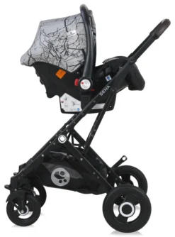 Lorelli Sena Grey Marble 3-in-1 Combi Kinderwagen Incl. Autostoel 1002161-2113 -Dolu Verkoopwinkel Lorelli Sena Grey Marble 3 in 1 Combi Kinderwagen incl. Autostoel 1002161 2113 8