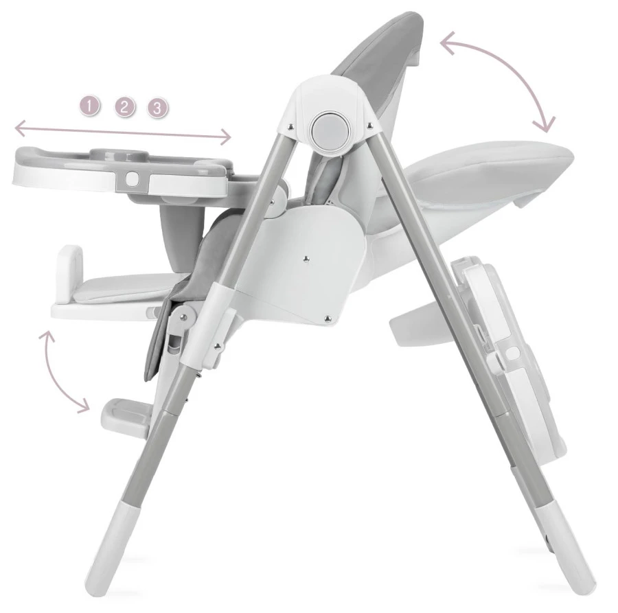 Momi Yumtis Light Grey Kinderstoel KRKA00002 4 Momi Yumtis Light Grey Kinderstoel KRKA00002 - Afbeelding 4