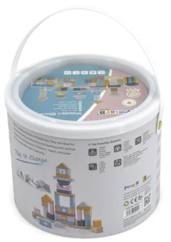 PolarB 60 Stuks Houten Blokken 44010 -Dolu Verkoopwinkel PolarB 60 Stuks Houten Blokken 44010 4