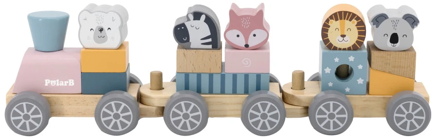 PolarB Houten Blokkentrein 44015 1 PolarB Houten Blokkentrein 44015