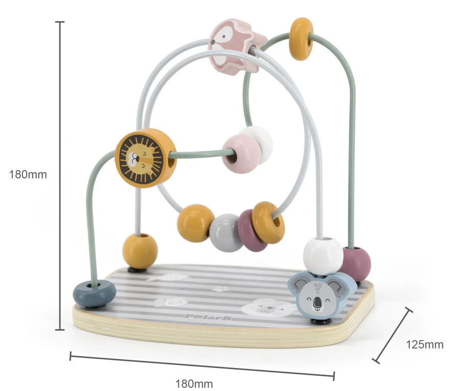 PolarB Houten Kralenspiraal 44020 4 PolarB Houten Kralenspiraal 44020 - Afbeelding 4