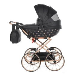 Tako Mini Imperial Vintage Black/Rose Poppen Kinderwagen Incl. Tas 04 7 Tako Mini Imperial Vintage Black/Rose Poppen Kinderwagen Incl. Tas 04 -Dolu Verkoopwinkel Tako Mini Imperial Vintage Black Rose Poppen Kinderwagen incl. Tas 04 1
