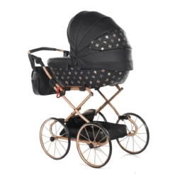 Tako Mini Imperial Vintage Black/Rose Poppen Kinderwagen Incl. Tas 04 8 Tako Mini Imperial Vintage Black/Rose Poppen Kinderwagen Incl. Tas 04 -Dolu Verkoopwinkel Tako Mini Imperial Vintage Black Rose Poppen Kinderwagen incl. Tas 04 2