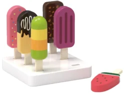 Viga 6 Stuks Houten Speelgoed IJsjes 44528