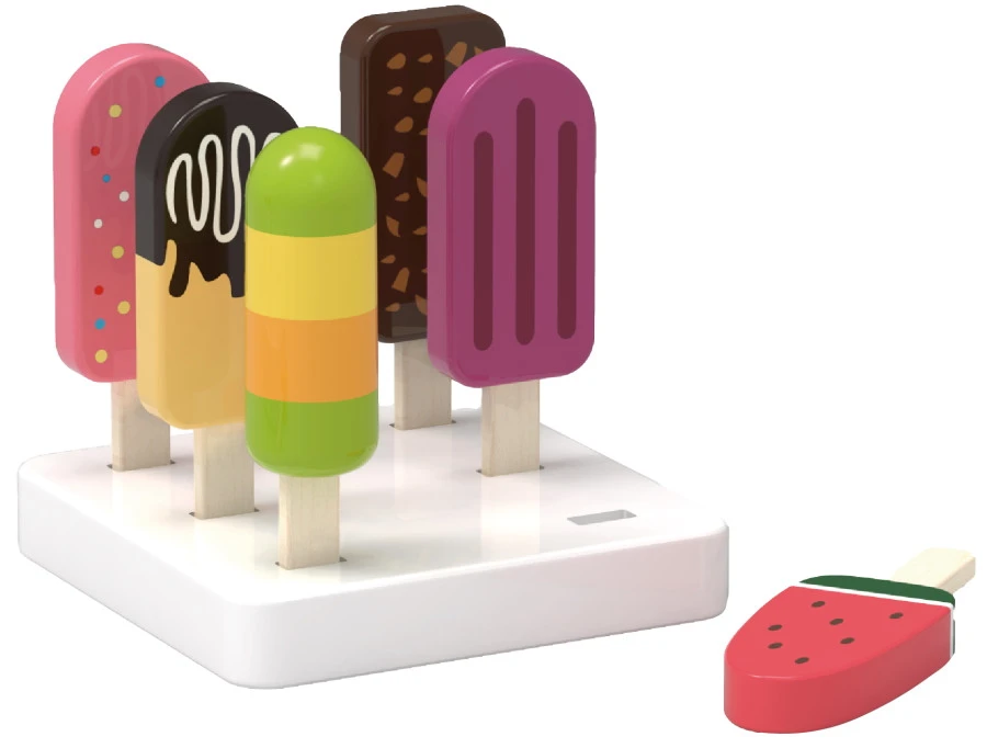 Viga 6 Stuks Houten Speelgoed IJsjes 44528 1 Viga 6 Stuks Houten Speelgoed IJsjes 44528
