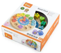 Viga Houten Speelgoed Klok 59235 -Dolu Verkoopwinkel Viga Houten Speelgoed Klok 59235 3
