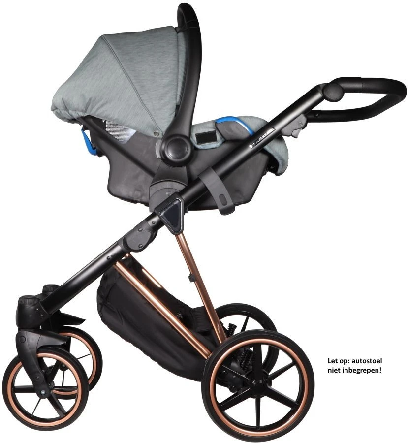 Adamex Belissa Green 2-in-1 Kinderwagen PS-63 8 Adamex Belissa Green 2-in-1 Kinderwagen PS-63 - Afbeelding 8