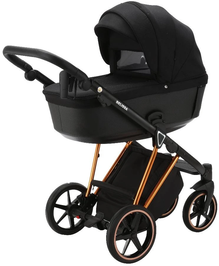 Adamex Belissa Special Edition Black/Rose 2-in-1 Kinderwagen PS-571 2 Adamex Belissa Special Edition Black/Rose 2-in-1 Kinderwagen PS-571 - Afbeelding 2