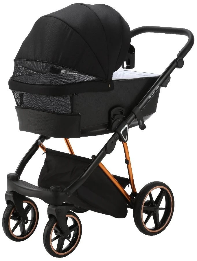 Adamex Belissa Special Edition Black/Rose 2-in-1 Kinderwagen PS-571 4 Adamex Belissa Special Edition Black/Rose 2-in-1 Kinderwagen PS-571 - Afbeelding 4