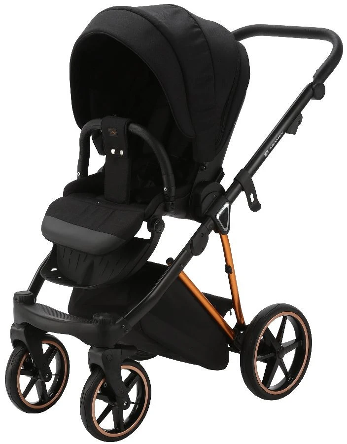 Adamex Belissa Special Edition Black/Rose 2-in-1 Kinderwagen PS-571 6 Adamex Belissa Special Edition Black/Rose 2-in-1 Kinderwagen PS-571 - Afbeelding 6