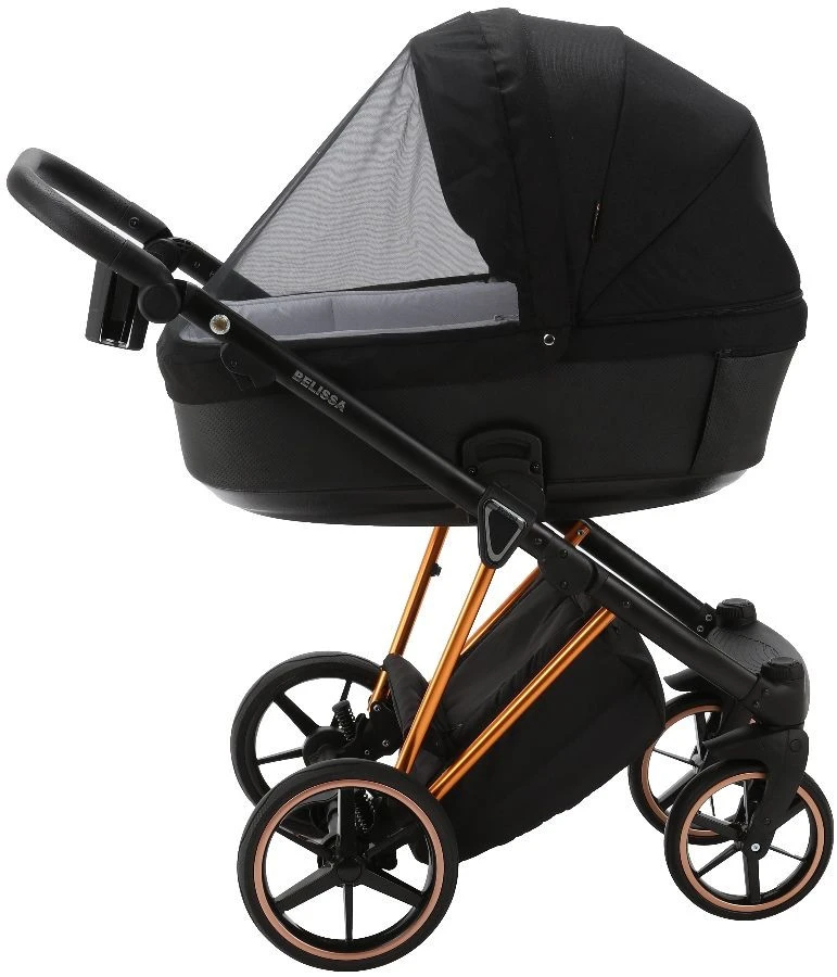 Adamex Belissa Special Edition Black/Rose 2-in-1 Kinderwagen PS-571 8 Adamex Belissa Special Edition Black/Rose 2-in-1 Kinderwagen PS-571 - Afbeelding 8
