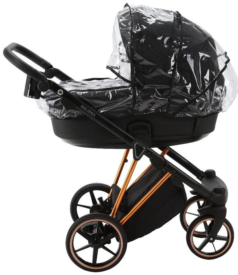 Adamex Belissa Special Edition Black/Rose 2-in-1 Kinderwagen PS-571 9 Adamex Belissa Special Edition Black/Rose 2-in-1 Kinderwagen PS-571 - Afbeelding 9