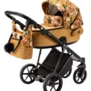 Adamex Porto Flowers Ochre 2-in-1 Kinderwagen FL-3