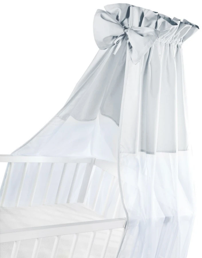 Albero Mio Voile Grey 200x150 Cm Sluier Met Strik 1 Albero Mio Voile Grey 200x150 Cm Sluier Met Strik