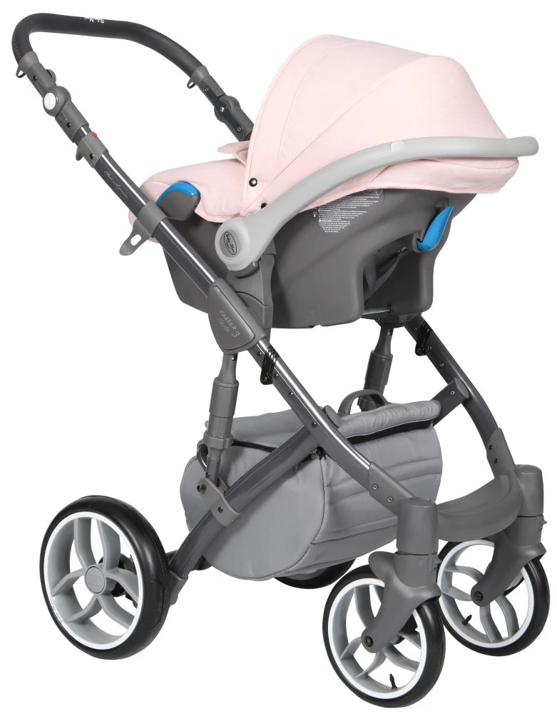 Baby Merc Faster 3 Pink Kinderwagen Incl. Autostoel FIII 91 4 Baby Merc Faster 3 Pink Kinderwagen Incl. Autostoel FIII 91 - Afbeelding 4