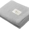 Baby Ono Bamboo Gebreid Grijs Wiegdeken 75 X 100 Cm 479/04