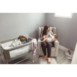 Babygo Goodnight Beige Wieg 4362 -Dolu Verkoopwinkel babygo goodnight wieg aan bed sfeer 3 1