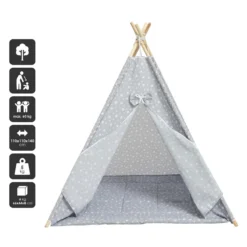 Babygo Grey Little Tippi Tent 9551 16 Babygo Grey Little Tippi Tent 9551 -Dolu Verkoopwinkel babygo grey little tippi tent 9551 2