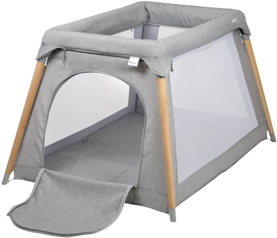 Babygo Groovy Grijs Campingbedje Incl. Bodemverhoger 4551 2 Babygo Groovy Grijs Campingbedje Incl. Bodemverhoger 4551 - Afbeelding 2