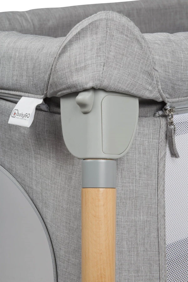 Babygo Groovy Grijs Campingbedje Incl. Bodemverhoger 4551 5 Babygo Groovy Grijs Campingbedje Incl. Bodemverhoger 4551 - Afbeelding 5