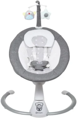 Babygo Homey Set Grey/Black Babyschommel En Kinderstoel 19023 -Dolu Verkoopwinkel babygo homey grey swing babyschommel 109 2 1 1 2