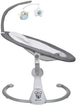 Babygo Homey Set Grey/Nature Babyschommel En Kinderstoel 19021 -Dolu Verkoopwinkel babygo homey grey swing babyschommel 109 2 3 1