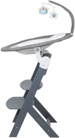 Babygo Homey Set Grey Babyschommel En Kinderstoel 19022 -Dolu Verkoopwinkel babygo homey set grey babyschommel en kinderstoel 19022 5